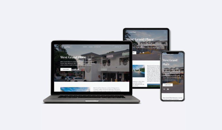 ecoBees - developed the WordPress site for West Grand Place