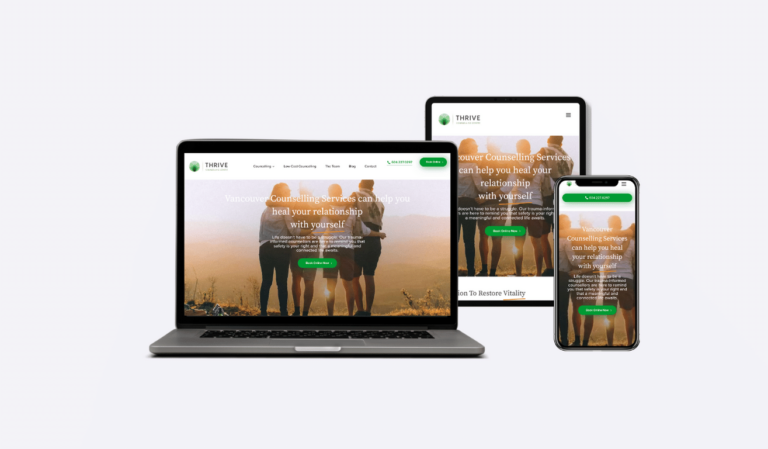ecoBees - design thrivedowntown website